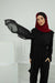 Two Colors Instant Shawl Scarf Chiffon Turban Head Wrap for Women,CPS-84 Black - Maroon