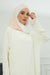 Two Colors Instant Shawl Scarf Chiffon Turban Head Wrap for Women,CPS-84 Beige-Ivory