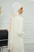 Two Colors Instant Shawl Scarf Chiffon Turban Head Wrap for Women,CPS-84 Beige-Ivory