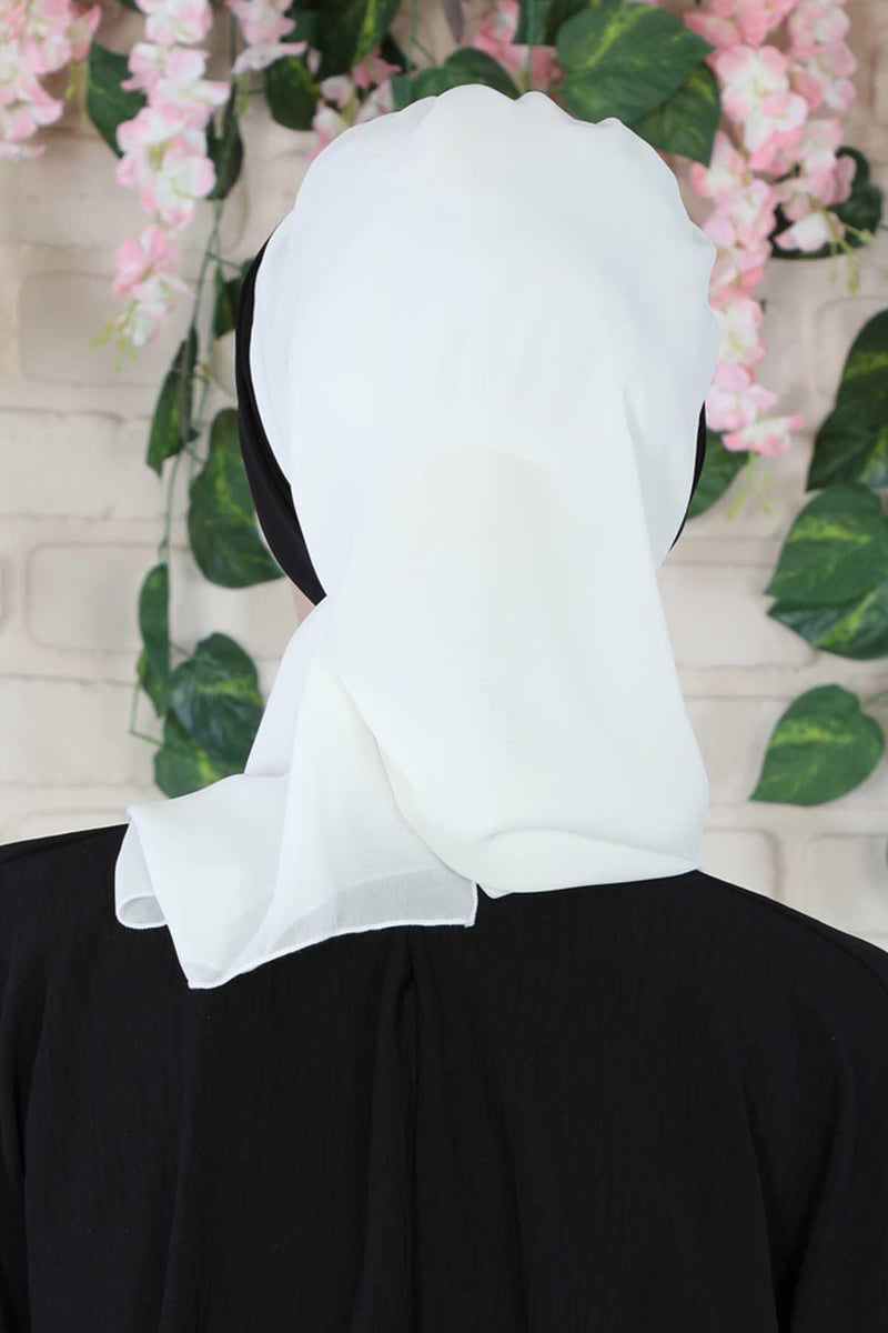 Two Colors Instant Turban Lightweight Multicolor Chiffon Scarf Head Turbans For Women Headwear Stylish Elegant Design,HT-46