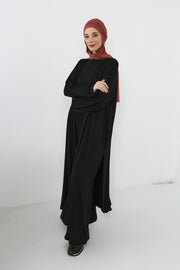 Two-Piece Jersey Hijab Set – Soft Scarf and Matching Undercap, Plain Jersey Hijab & Undercap Set for Everyday Wear,PS-57 Cinnamon