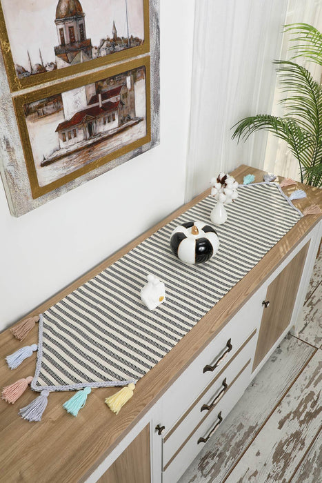 Çizgili Desen Runner 140 x 40, R-54B