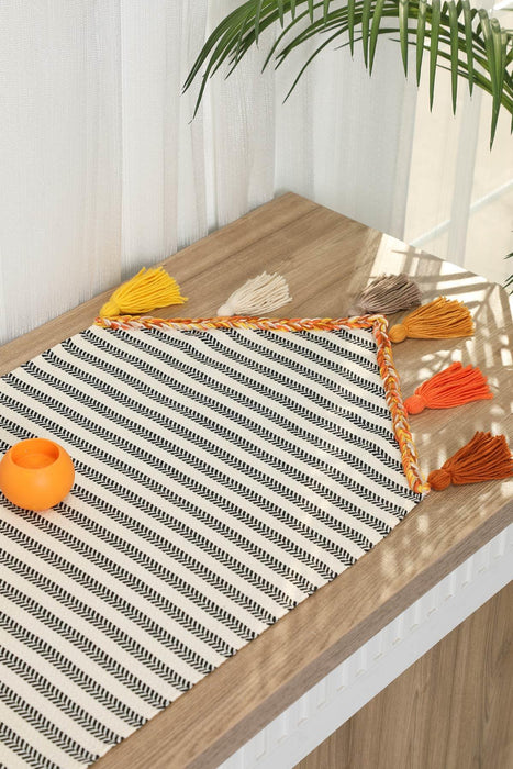 Çizgili Desen Runner 140 x 40, R-54B