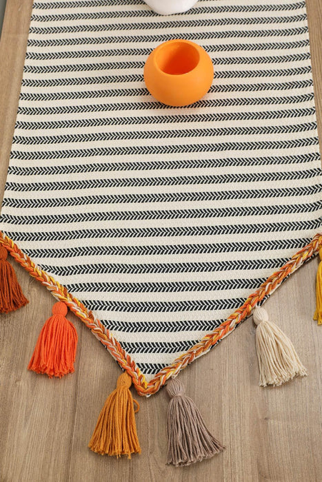 Çizgili Desen Runner 140 x 40, R-54B