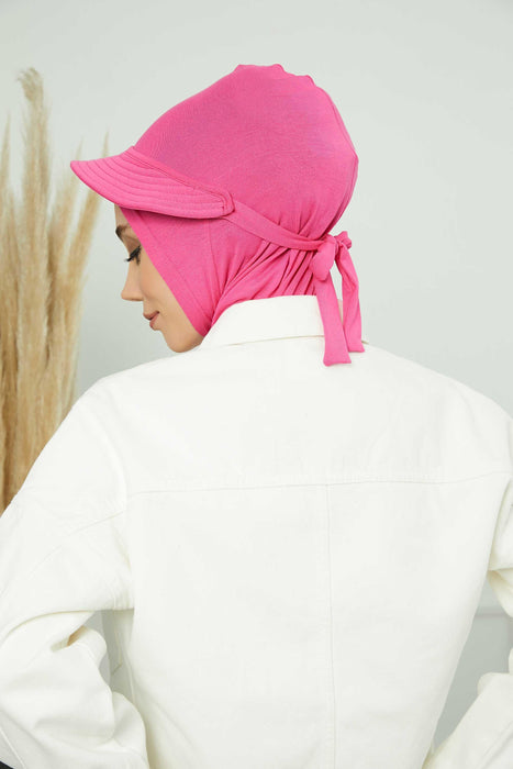 قبعة نينجا بونيه للنساء، قبعة قناع أنيقة المظهر للنساء، عمامة قطنية خفيفة الوزن مع قبعة نينجا داخلية، B-75