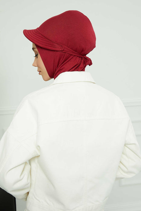 قبعة نينجا بونيه للنساء، قبعة قناع أنيقة المظهر للنساء، عمامة قطنية خفيفة الوزن مع قبعة نينجا داخلية، B-75