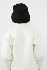 Winter Felted Wool Bucket Hat for Women, Warm and Soft Modest-Friendly Design Winter Bucket Hat,B-99DK