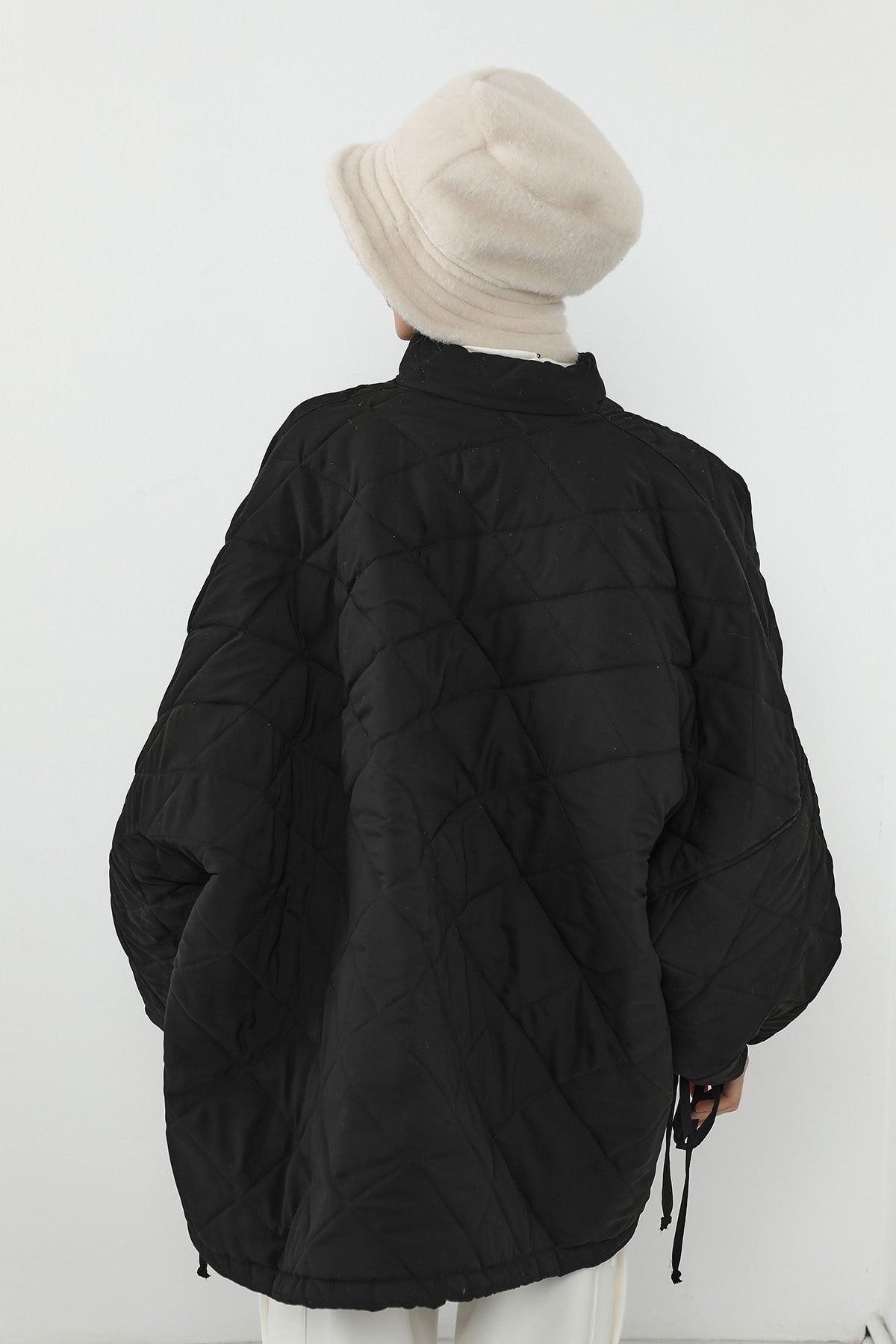 Winter Felted Wool Bucket Hat for Women, Warm and Soft Modest-Friendly Design Winter Bucket Hat,B-99DK