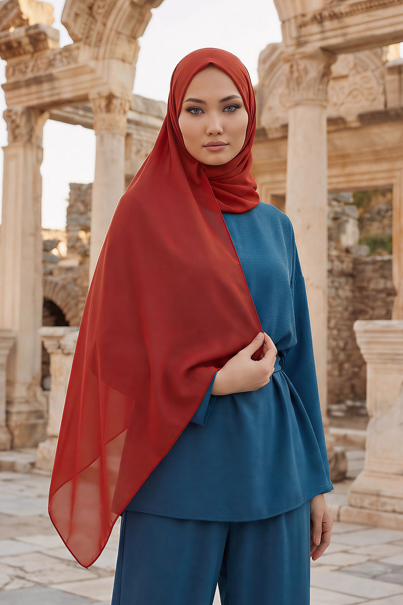 Women Instant Chiffon Shawl Modesty Turban Hijab Head Wrap Ready to Wear Women Headscarf made from Chiffon Fabric with Color Options,PS-11