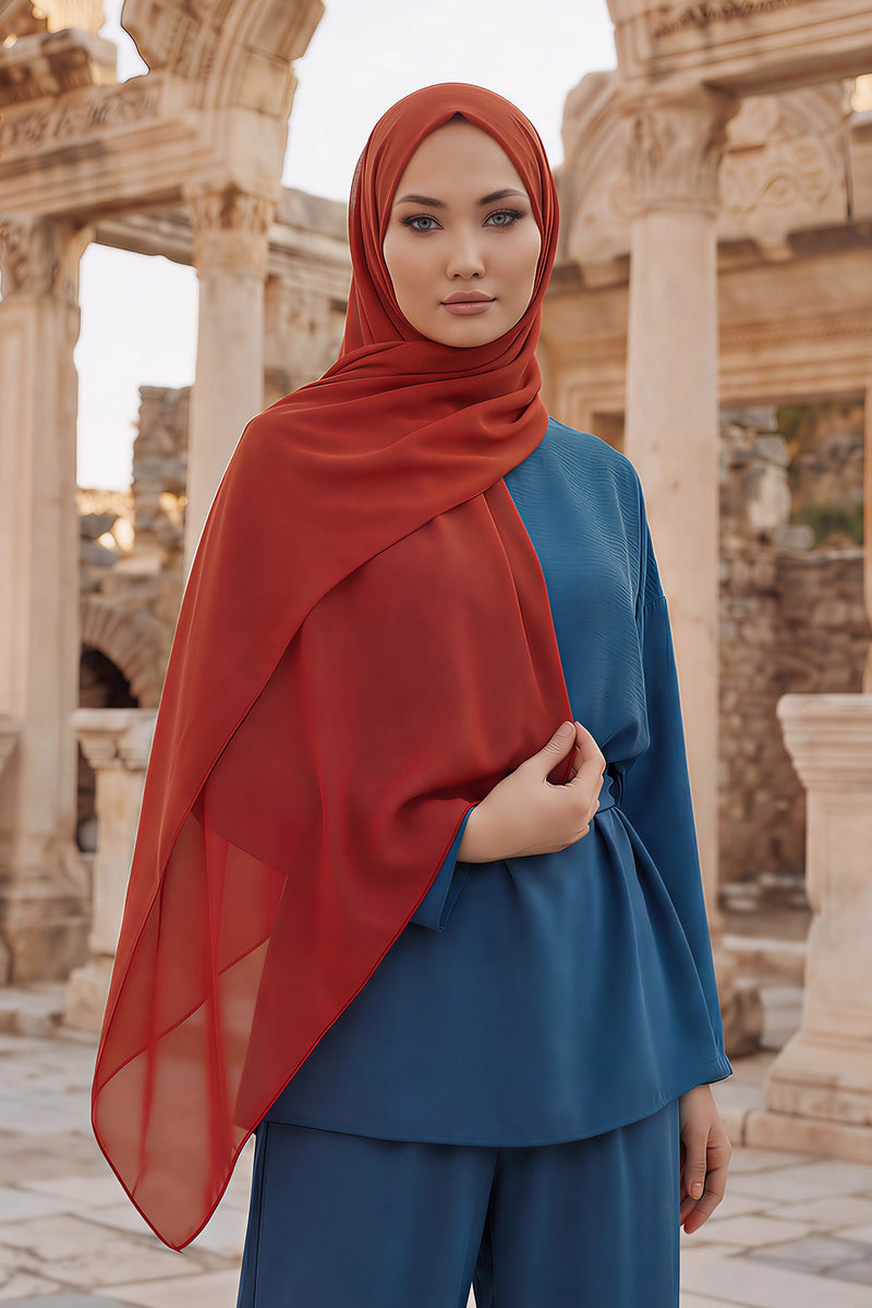 Women Instant Chiffon Shawl Modesty Turban Hijab Head Wrap Ready to Wear Women Headscarf made from Chiffon Fabric with Color Options,PS-11