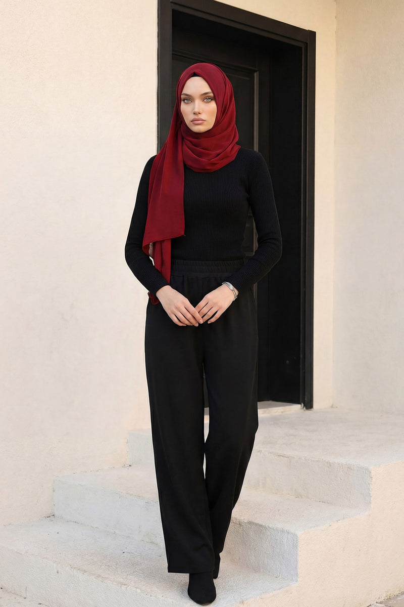 Women Instant Chiffon Shawl Modesty Turban Hijab Head Wrap Ready to Wear Women Headscarf made from Chiffon Fabric with Color Options,PS-11