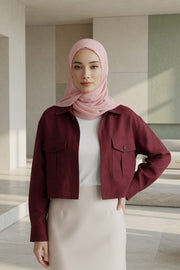 Women Instant Chiffon Shawl Modesty Turban Hijab Head Wrap Ready to Wear Women Headscarf made from Chiffon Fabric with Color Options,PS-11 Powder