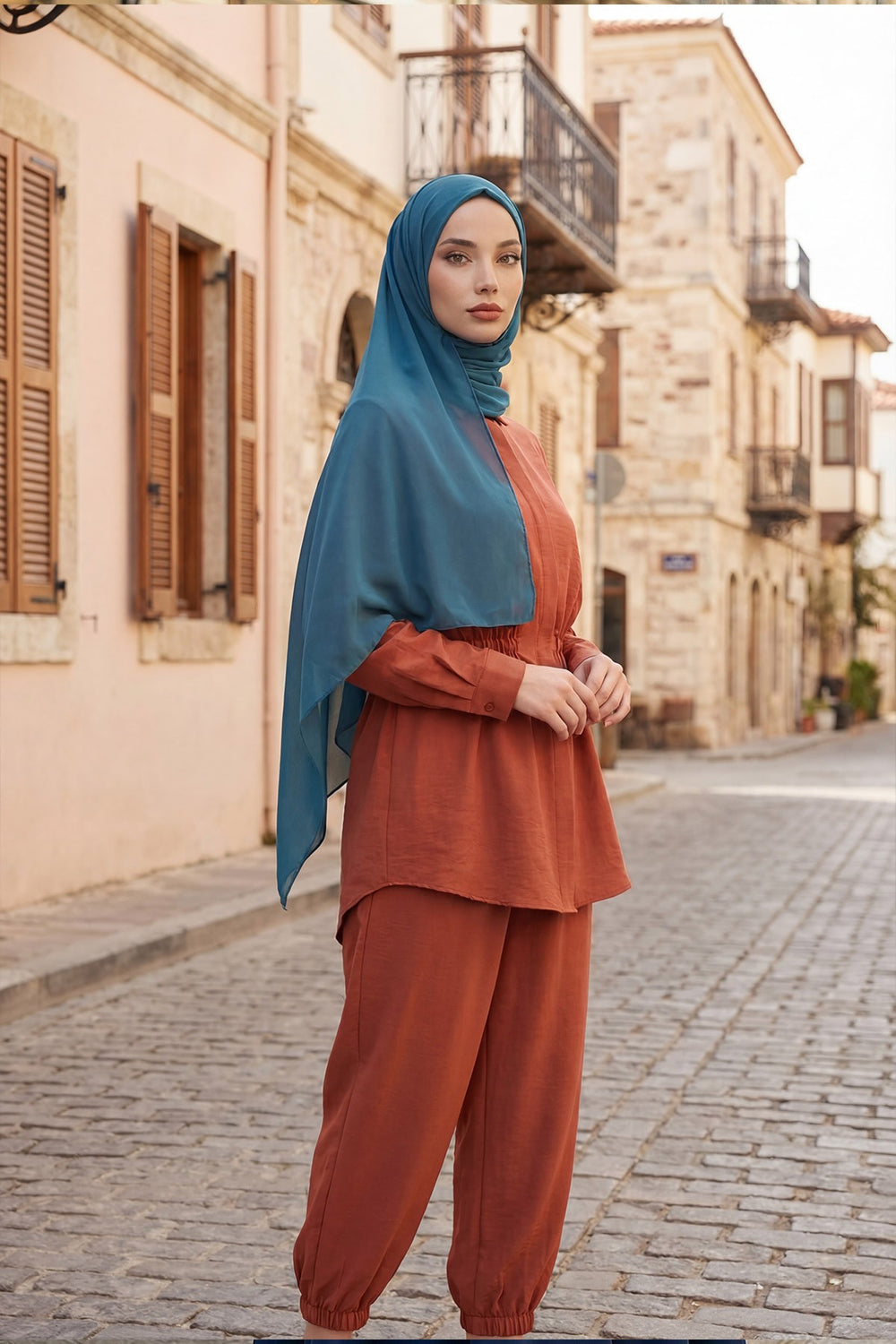 Women Instant Chiffon Shawl Modesty Turban Hijab Head Wrap Ready to Wear Women Headscarf made from Chiffon Fabric with Color Options,PS-11 Petrol Blue