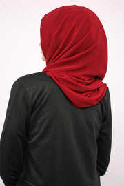 Women Instant Chiffon Shawl Modesty Turban Hijab Head Wrap Ready to Wear Women Headscarf made from Chiffon Fabric with Color Options,PS-11 Maroon
