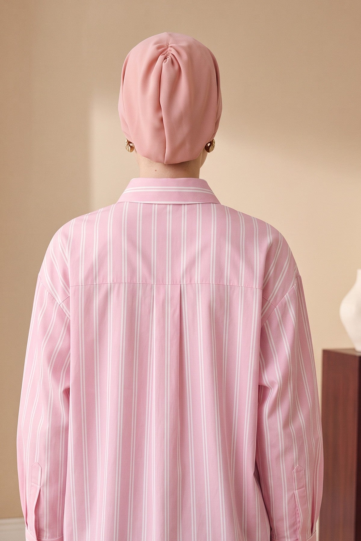 Women’s Chiffon Bonnet with Elegant Ruched Back Detail,B-102S