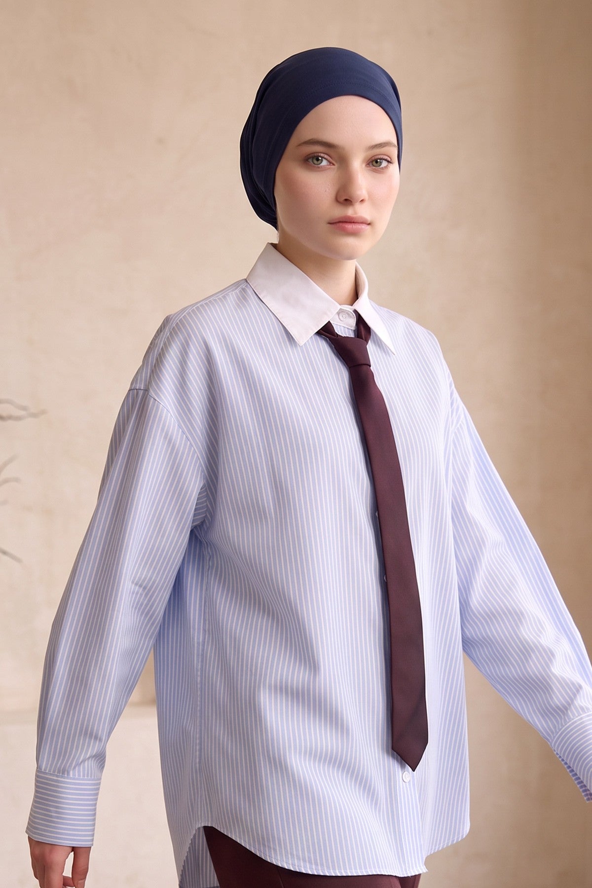 Women’s Chiffon Bonnet with Elegant Ruched Back Detail,B-102S