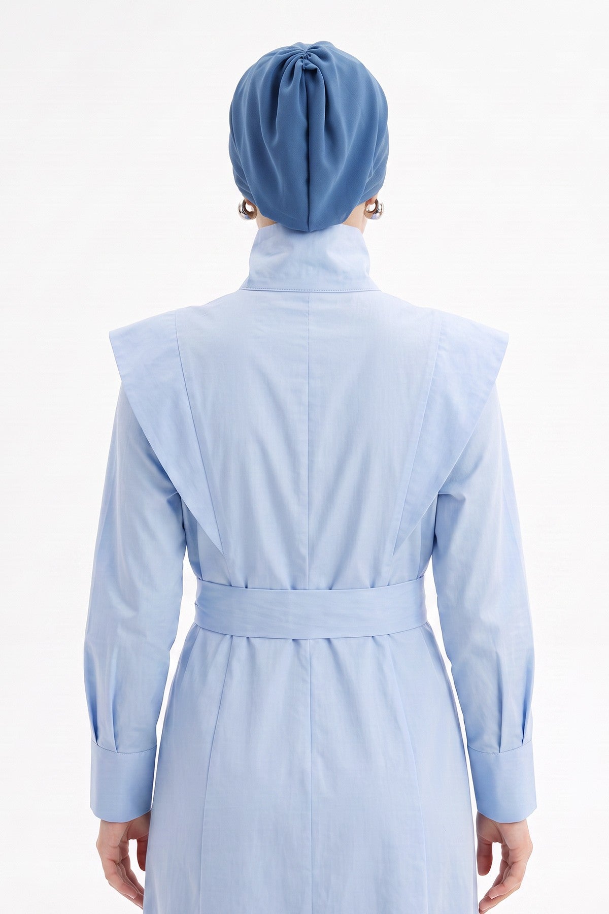 Women’s Chiffon Bonnet with Elegant Ruched Back Detail,B-102S