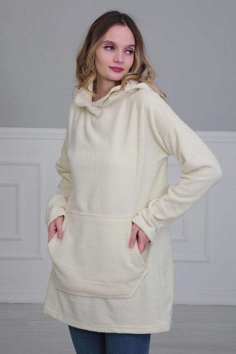 Women Sweatshirt Casual Fleece Sweater Long Sleeve Hoodies with Front Pockets Hoodie Pullover Outwear Coat for Women,SW-1PL