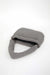 Zippered Teddy Fabric Shoulder Bag Handbag Handmade Daily Bag for Women,CE-14 Grey - Black