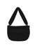 Zippered Teddy Fabric Shoulder Bag Handbag Handmade Daily Bag for Women,CE-14 Black - Black