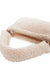 Zippered Teddy Fabric Shoulder Bag Handbag Handmade Daily Bag for Women,CE-14 Beige - Sand Brown