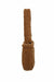 Zippered Teddy Fabric Shoulder Bag Handbag Handmade Daily Bag for Women,CE-14 Light Brown - Brown